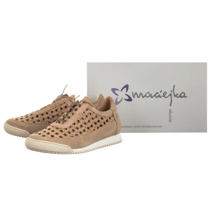 Sneakersy Maciejka Beżowe 07323-04/00-1 – zdjęcie 6