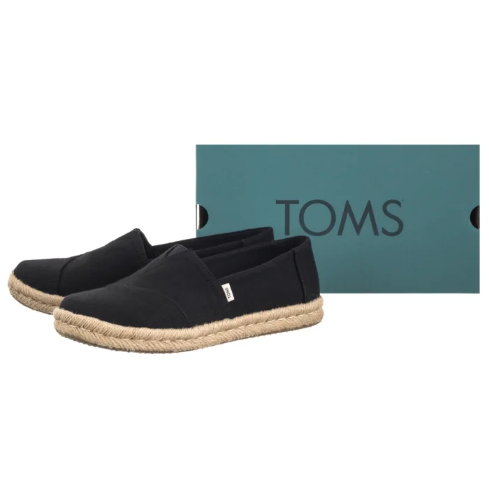 Espadryle Toms Alpargata Rope 2.0 Black Recycled Cotton Slubby 10020687 – zdjęcie 6