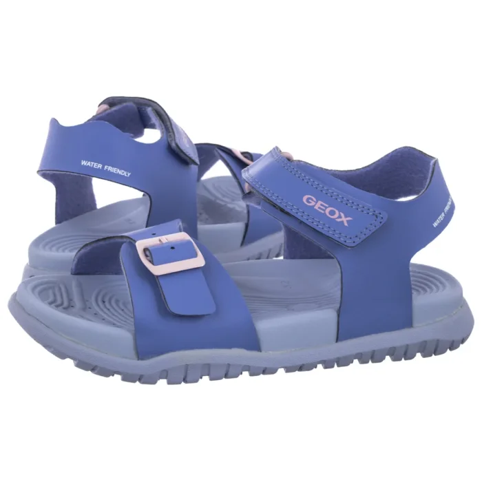Sandałki Geox J Sandal Fusbetto G. A DK Lilac/Pink J35HQA 000BC C8039 – zdjęcie 1