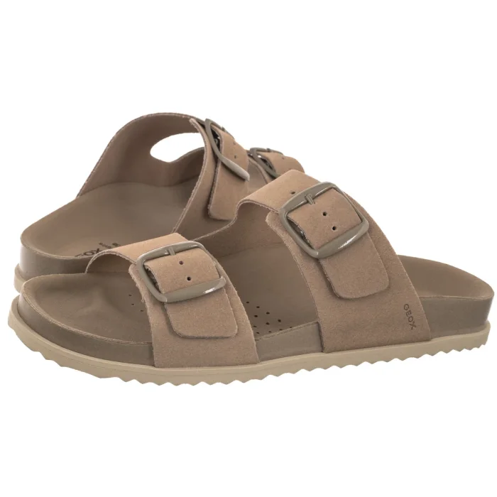 Klapki Geox D Sandybett Lt Taupe D558RA 00022 C6738 – zdjęcie 1