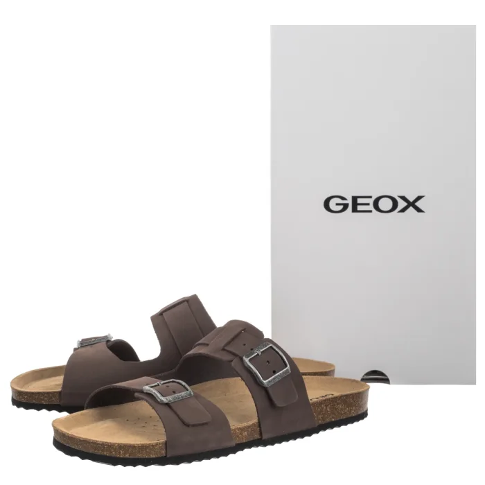 Klapki Geox U Sandal Ghita B DK Coffee U159VB 00032 C6024 – zdjęcie 6