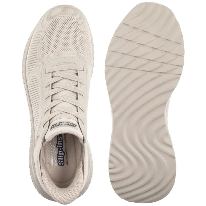 Buty Sportowe Skechers Bobs Squad Chaos Solid Step Slip-Ins Off White 118312/OFWT – zdjęcie 5