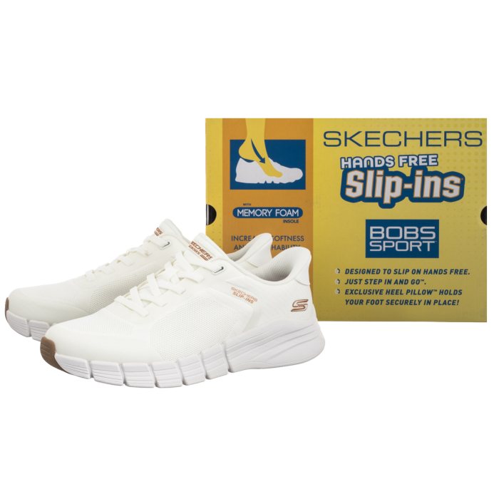 Sneakersy Skechers Bobs B Flex 2.0 Slip-Ins White 118130/WHT – zdjęcie 6