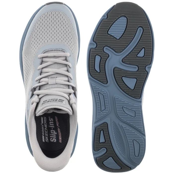 Sneakersy Skechers Bobs Skillz Slip-Ins Gray/Blue 118431/GYBL – zdjęcie 5