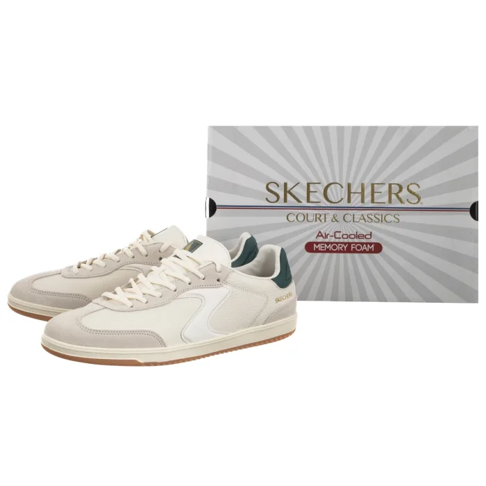 Półbuty Skechers Hotshot Kayde Off White/Green 254162/OWGN – zdjęcie 6