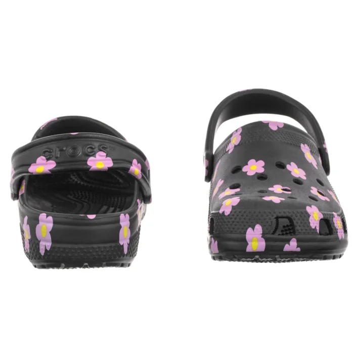 Klapki Crocs Classic Flower Clog K Black 212670-001 – zdjęcie 4