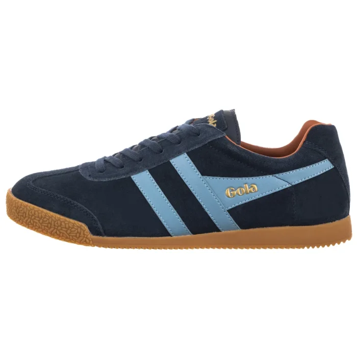 Buty Sportowe Gola Gola Men's Harrier Trainer Navy/Iceberg/Moody Orange CMA192 – zdjęcie 2