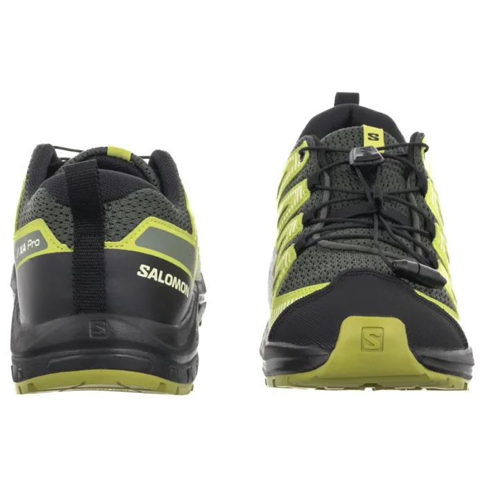 Buty Trekkingowe Salomon XA Pro V8 J Urban Chic/Black/Dark Citron 477299 – zdjęcie 4