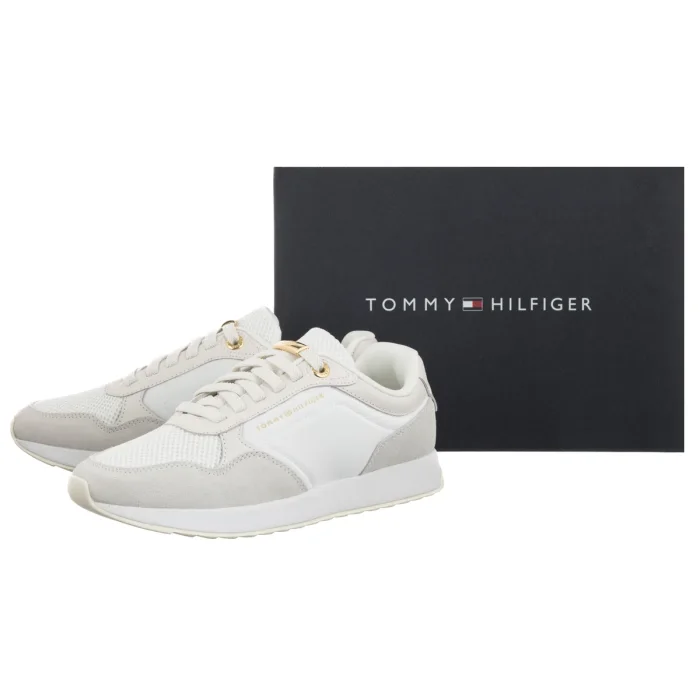 Sneakersy Tommy Hilfiger TH Chic Eva Runner Mesh White FW0FW09465 YBS – zdjęcie 6