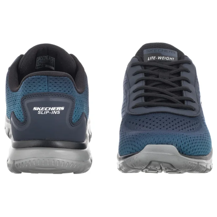 Buty Sportowe Skechers Track Revno Slip-Ins Navy/Blue 233038/NVBL – zdjęcie 4