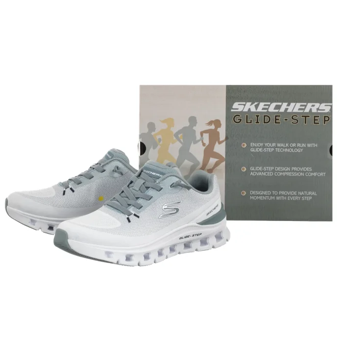 Buty Sportowe Skechers Glide Step Pro Waverra White/Lt. Blue 233132/WLB – zdjęcie 6