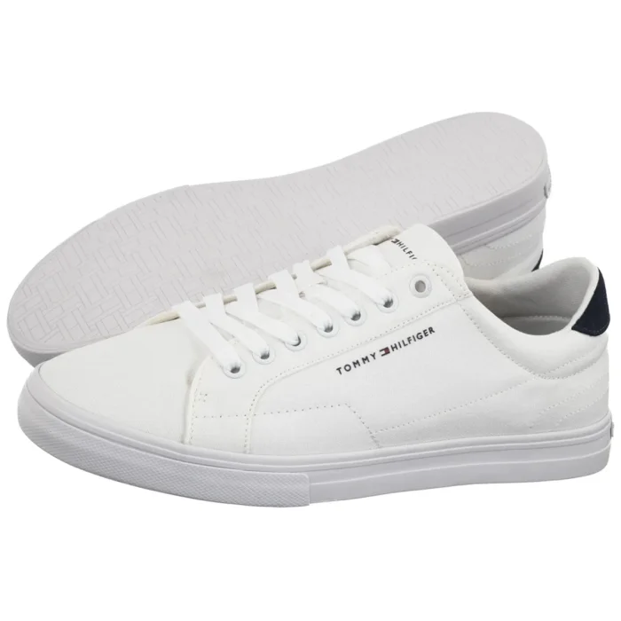 Tenisówki Tommy Hilfiger Vulc Core Long Lace White FM0FM05688 YBS – zdjęcie 1