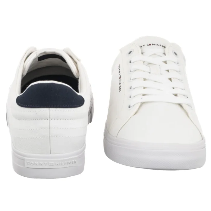 Tenisówki Tommy Hilfiger Vulc Core Long Lace White FM0FM05688 YBS – zdjęcie 4