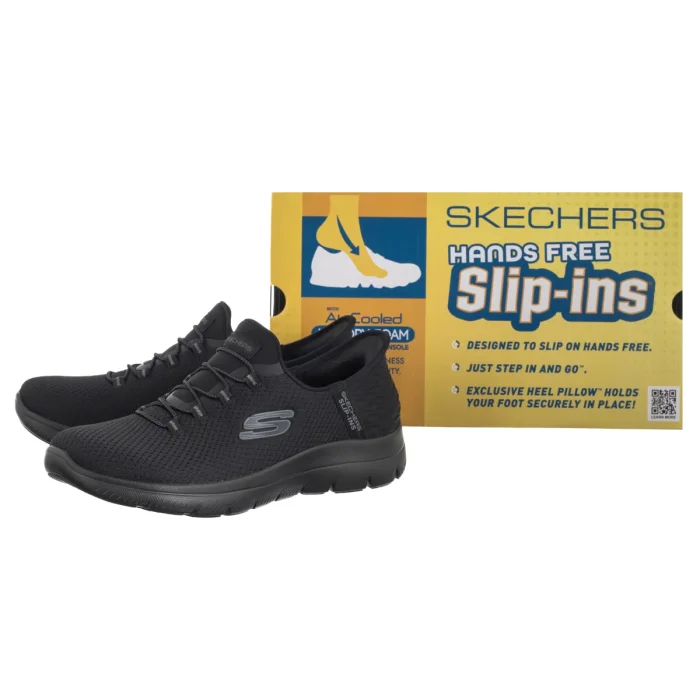 Buty Sportowe Skechers Summits - Diamond Dream Black 150123/BBK – zdjęcie 6