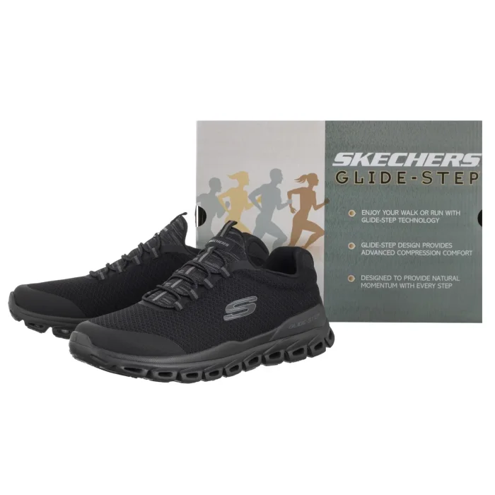 Buty Sportowe Skechers Glide Step Sylo Black 233012/BBK – zdjęcie 6