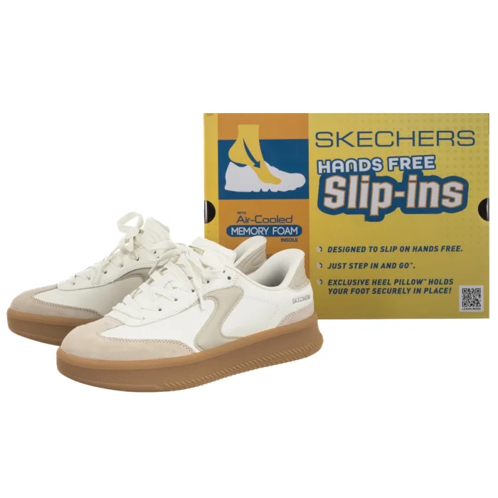 Sneakersy Skechers Hotshot Hi Lifted Luxe Off White 185460/OFWT – zdjęcie 6