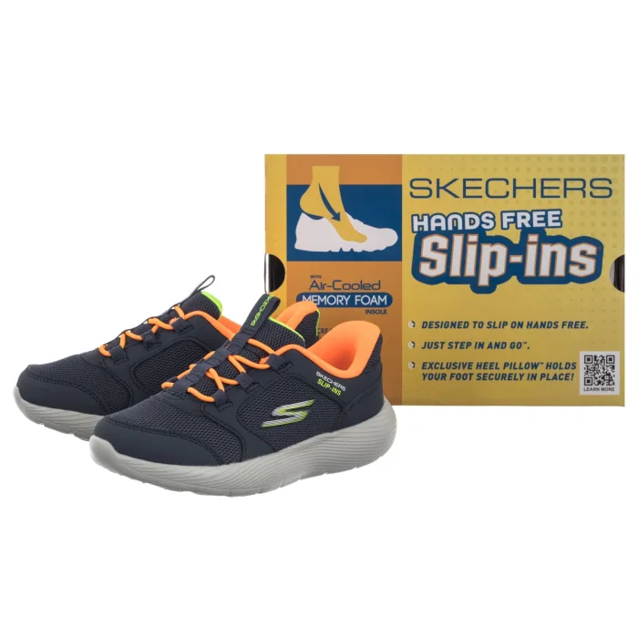 Buty Sportowe Skechers Dyna-Lite Turbo-Brisk Buddies Nvy/Orng 403904/NVOR – zdjęcie 6