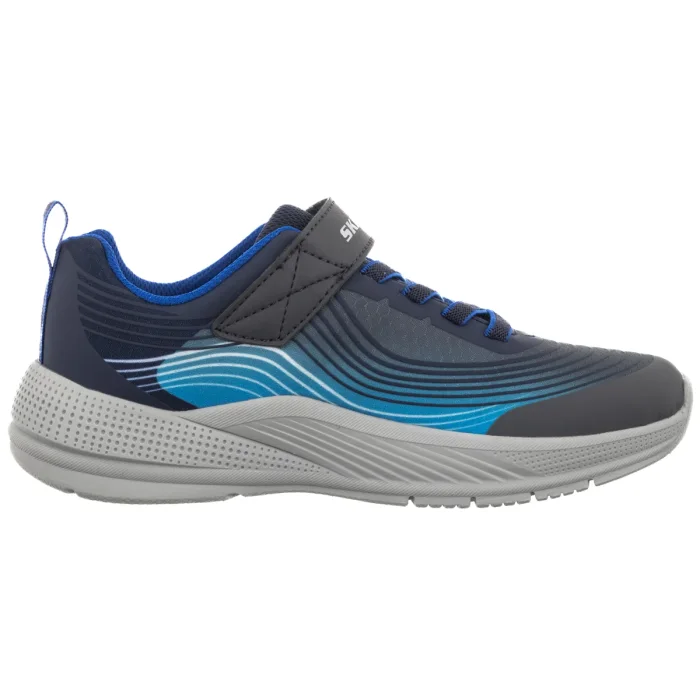 Buty Sportowe Skechers Microspec Advance Navy/Blue 403926L/NVBL – zdjęcie 3