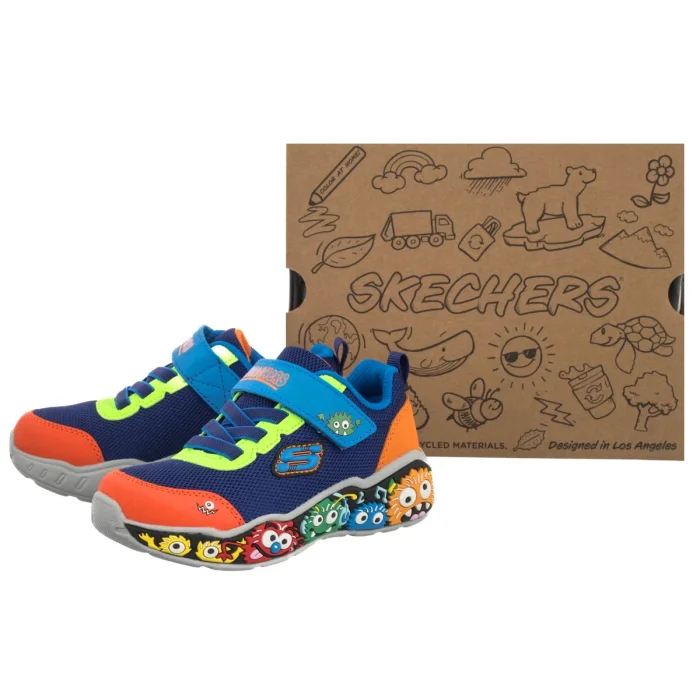 Buty Skechers Play Scene Navy/Multi 407312N/NVMT – zdjęcie 6