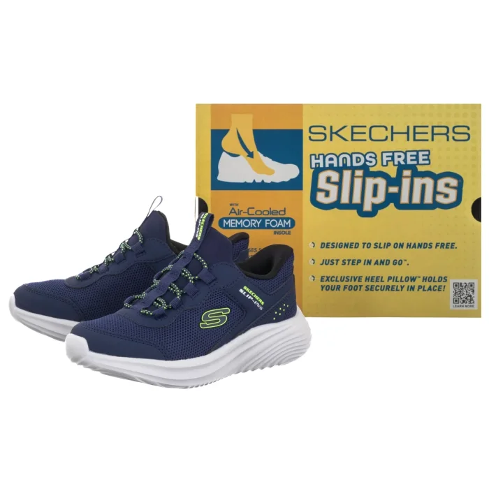 Sneakersy Skechers Bounder Pro Slip-Ins Navy 404208L/NVY – zdjęcie 6