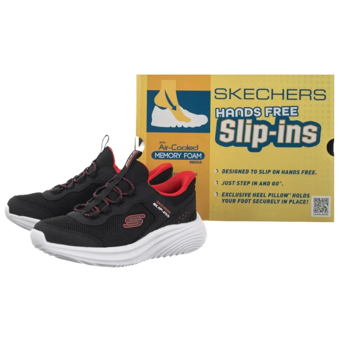 Sneakersy Skechers Bounder Pro Slip-Ins Black 404208L/BLK – zdjęcie 6