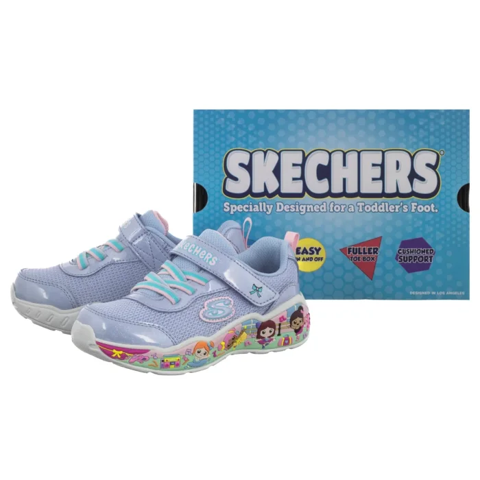 Buty Skechers Play Scene Fun Squad Periwinkle/Multi 303158N/PWMT – zdjęcie 6