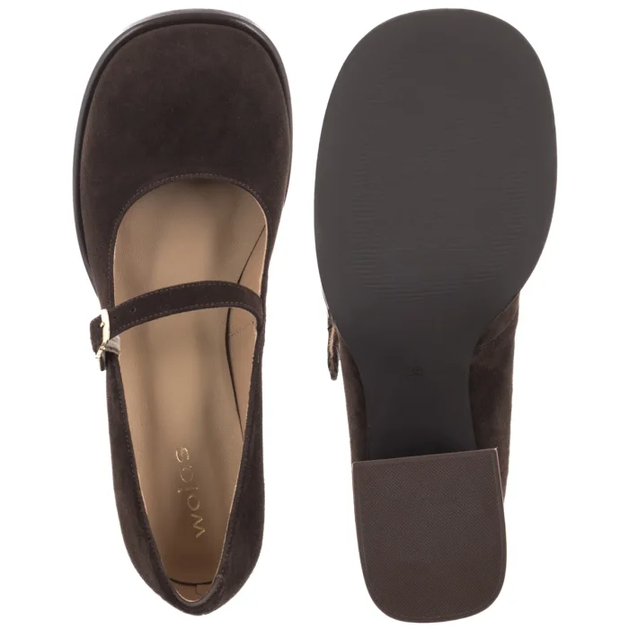 Czółenka Wojas Brązowe 35161-62 – zdjęcie 5