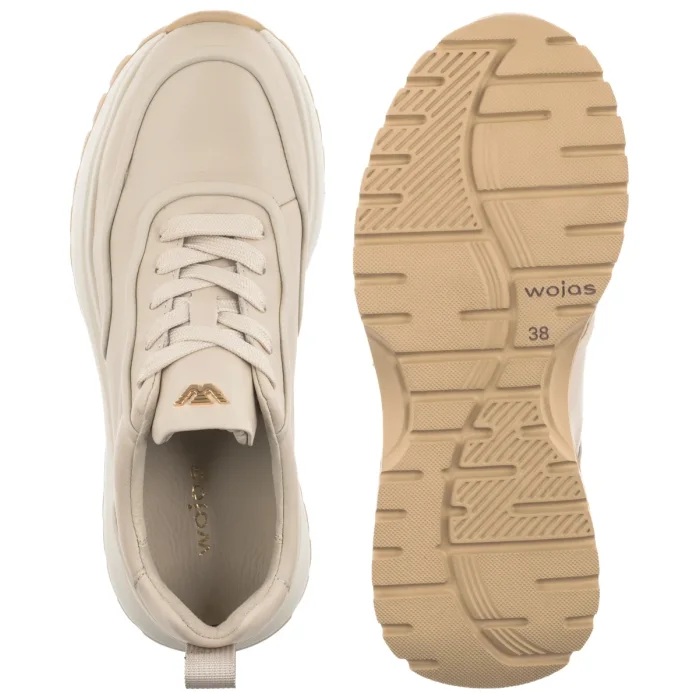 Sneakersy Wojas Beżowe 46388-54 – zdjęcie 4