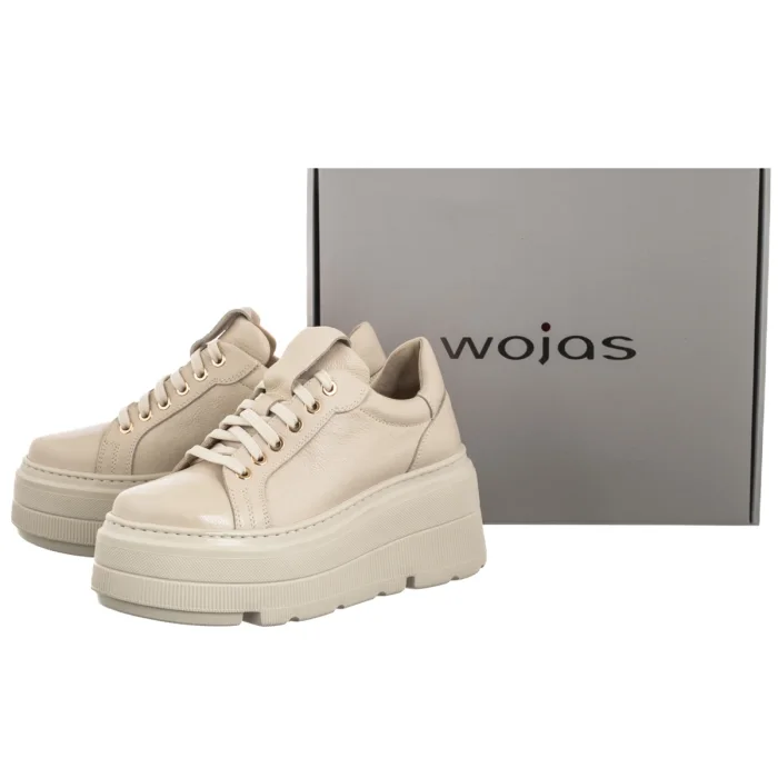 Sneakersy Wojas Beżowe 46352-54 – zdjęcie 6