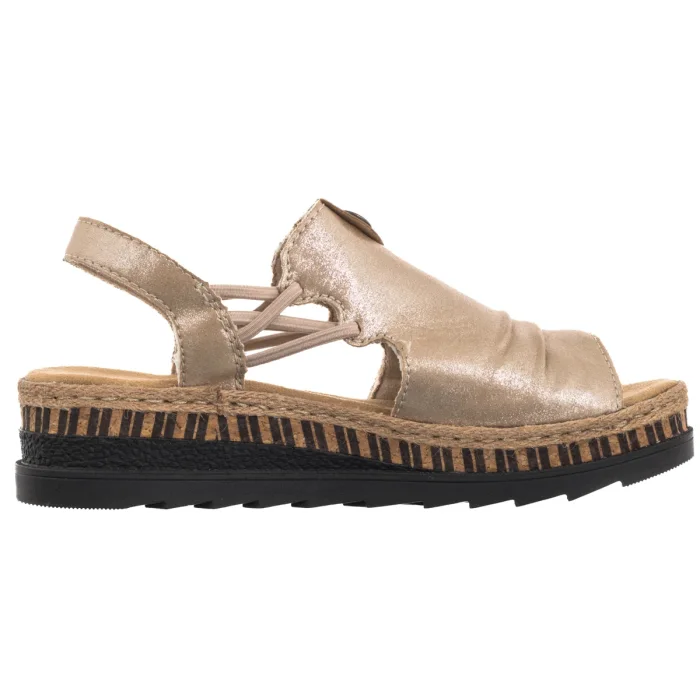 Sandały Rieker Beżowe V7972-60 Beige – zdjęcie 3