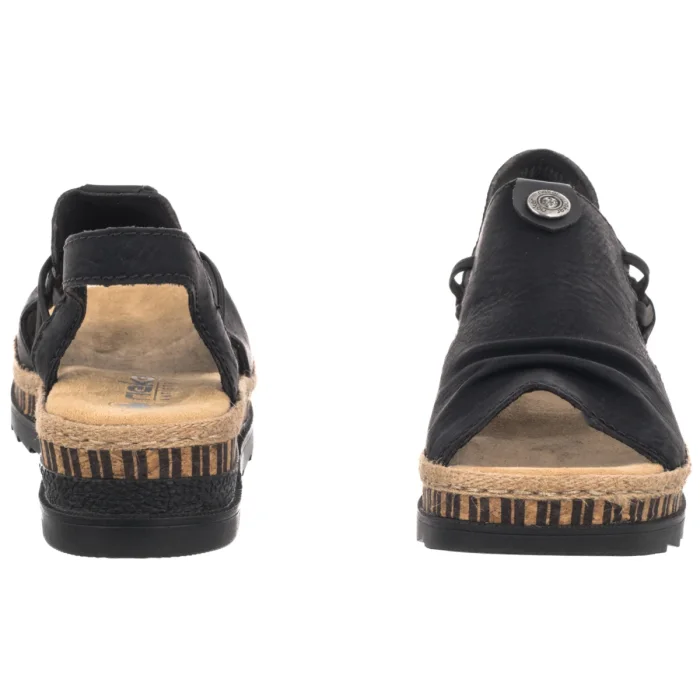 Sandały Rieker Czarne V7972-00 Black – zdjęcie 4