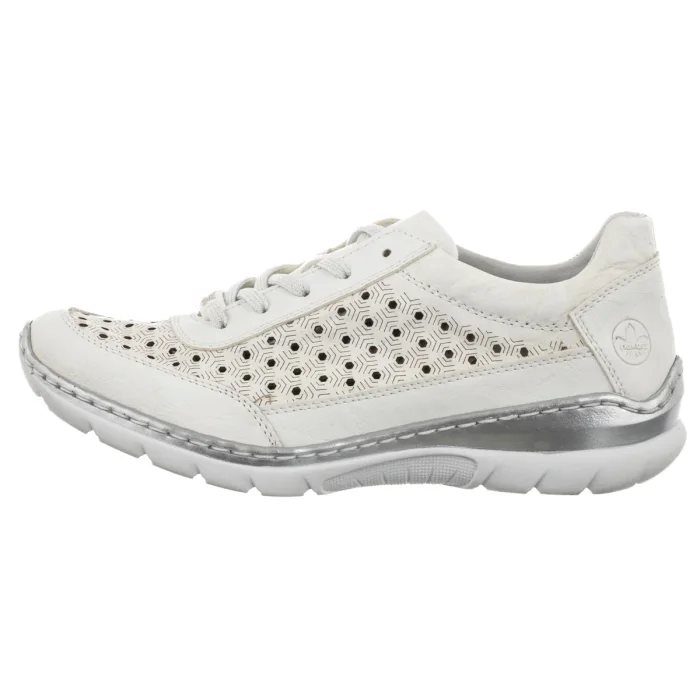 Półbuty Rieker Białe L3217-80 White – zdjęcie 2