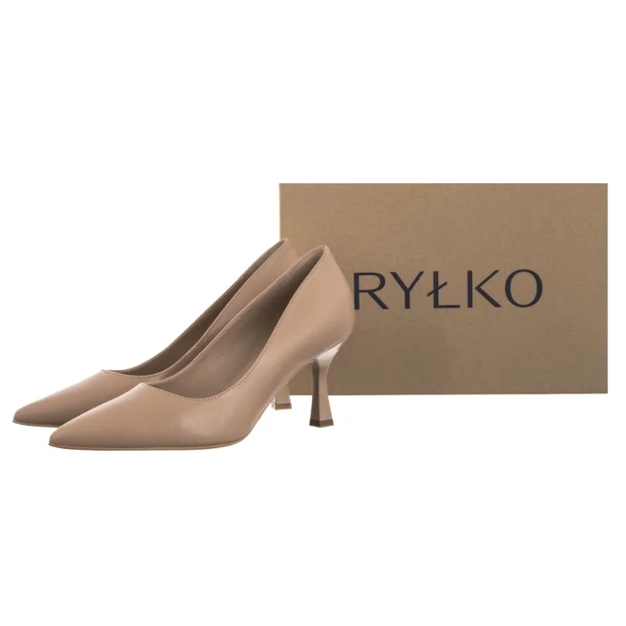Czółenka Ryłko Beżowe N7200___ _1IG – zdjęcie 6
