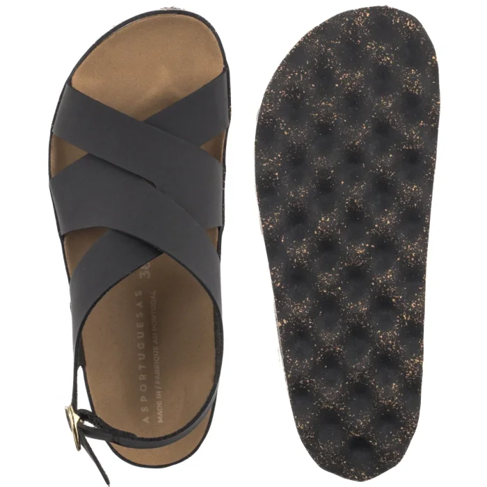 Sandały Asportuguesas Cusk L Eco Nubuck Black P018278000 – zdjęcie 5