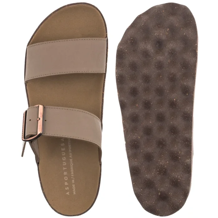 Klapki Asportuguesas Coly L Eco Nubuck Sand P018225020 – zdjęcie 5