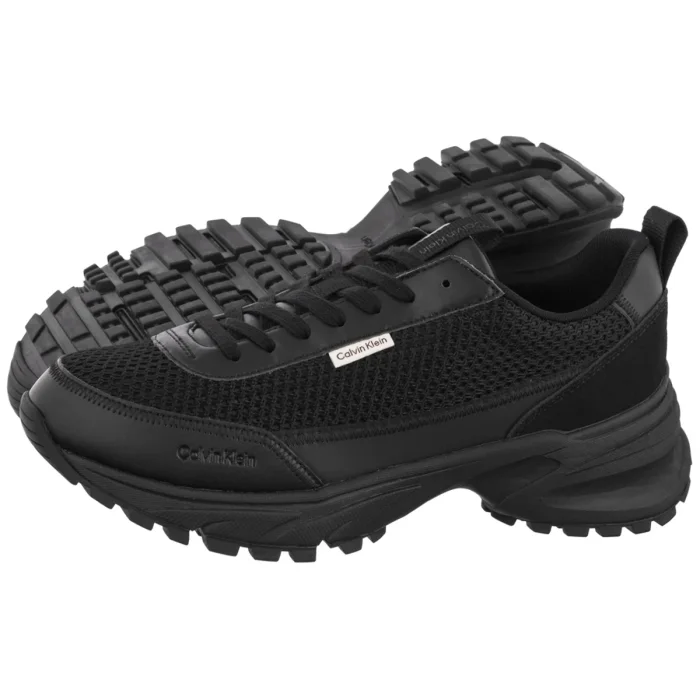 Sneakersy Calvin Klein Hike Runner Laceup Mesh Triple Black HM0HM02240 0GJ – zdjęcie 1