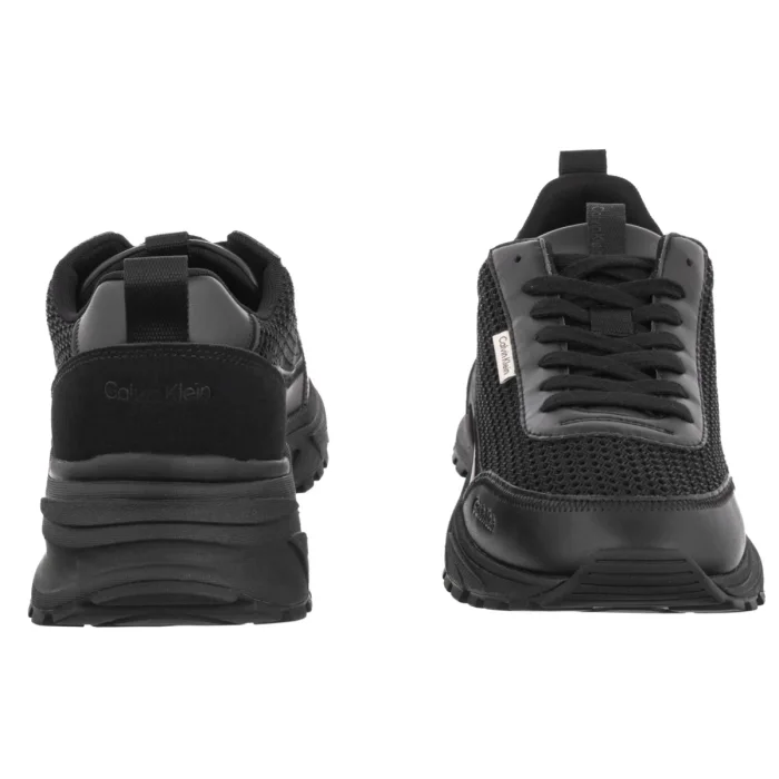 Sneakersy Calvin Klein Hike Runner Laceup Mesh Triple Black HM0HM02240 0GJ – zdjęcie 4
