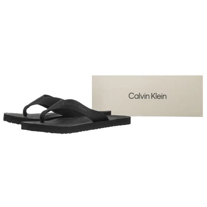 Japonki Calvin Klein City Thong Slide Triple Black HM0HM02106 0GJ – zdjęcie 6