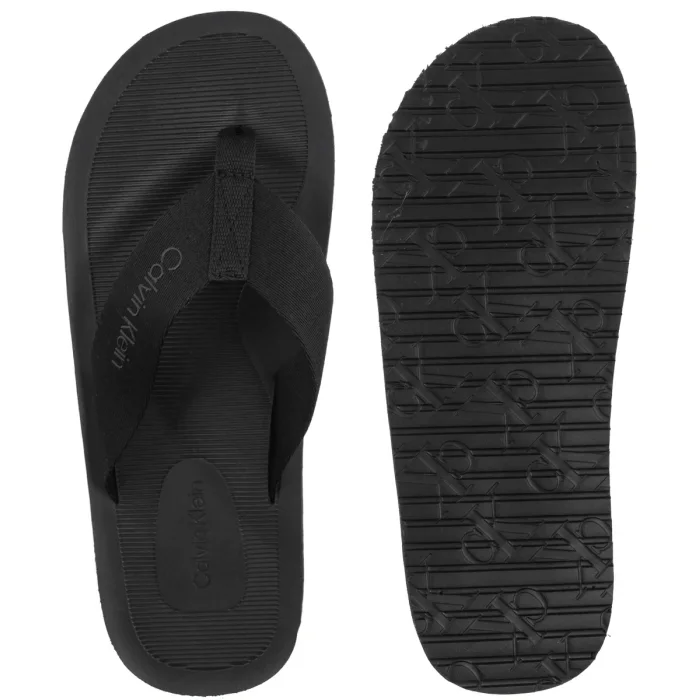 Japonki Calvin Klein City Thong Slide Triple Black HM0HM02106 0GJ – zdjęcie 5