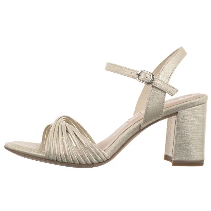 Sandały Tamaris Srebrne 1-28324-42 179 Champagne – zdjęcie 2