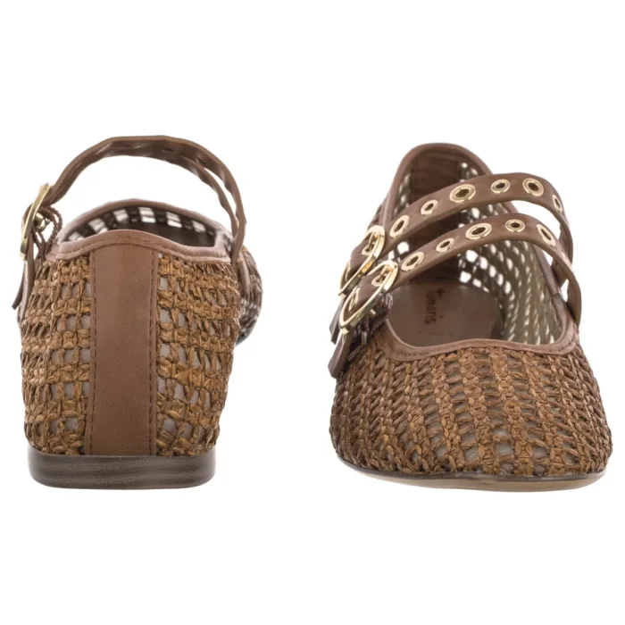 Baleriny Tamaris Koniakowe 1-22144-46 305 Cognac – zdjęcie 4