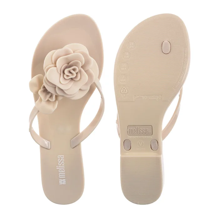 Japonki Melissa Harmonic Petals AD 37818/BO914 Beige – zdjęcie 5
