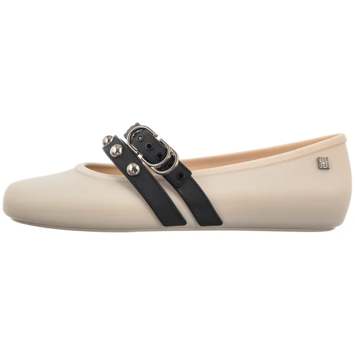 Baleriny Melissa Soft Ballerina Studs A 37049/BQ313 Beige/Black – zdjęcie 2