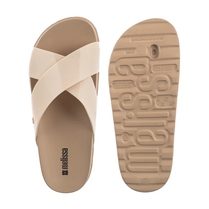 Klapki Melissa Cozy Slide II AD 38074/BU445 Beige – zdjęcie 5