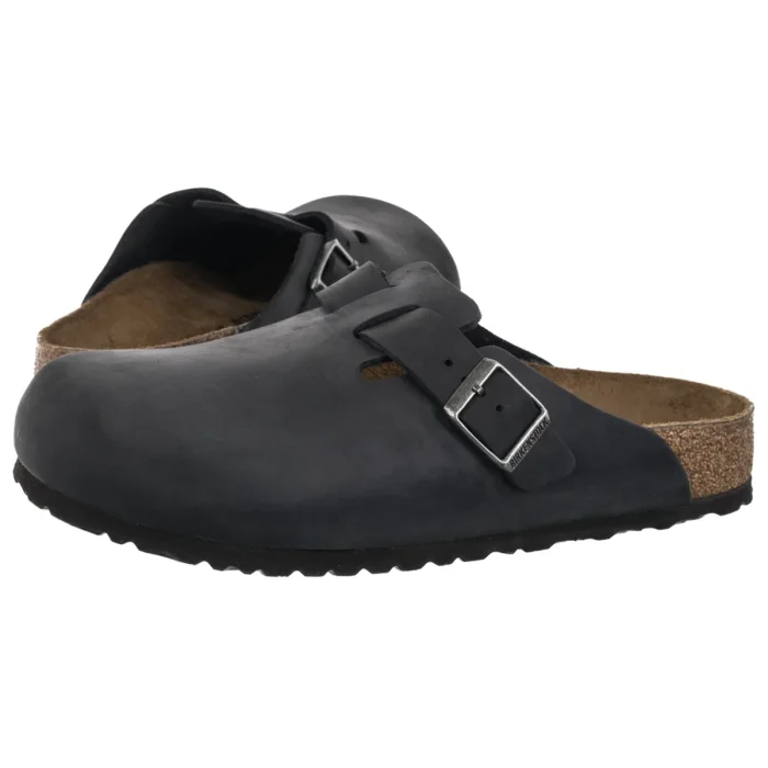 Klapki Birkenstock Boston BS Black 0059461 – zdjęcie 1