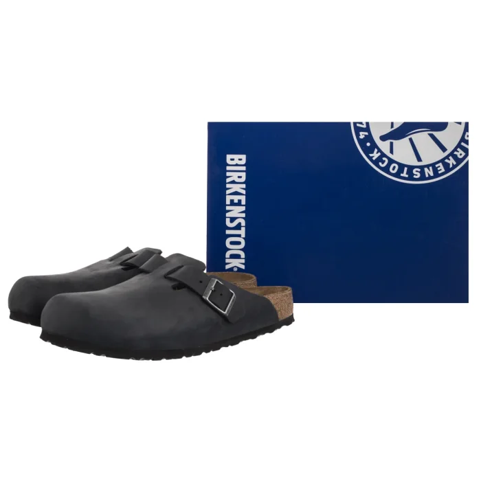 Klapki Birkenstock Boston BS Black 0059461 – zdjęcie 6