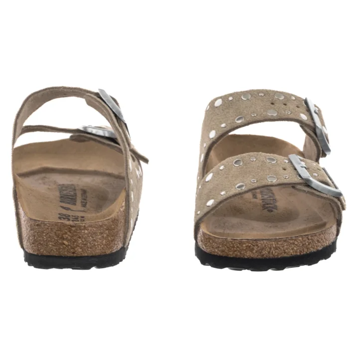 Klapki Birkenstock Arizona Rivet Border Taupe 1029390 – zdjęcie 4