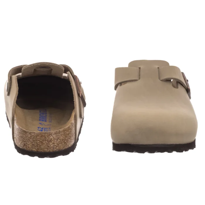 Klapki Birkenstock Boston BS Soft Footbed Tabacco Brown 1018147 – zdjęcie 4