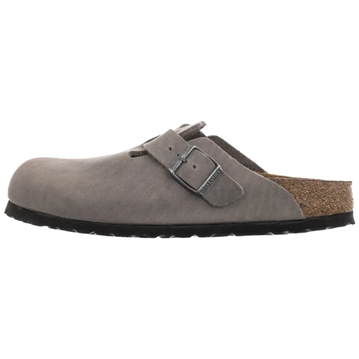 Klapki Birkenstock Boston BS Soft Footbed Iron 1013256 – zdjęcie 2
