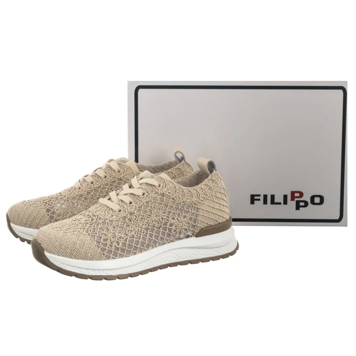 Sneakersy Filippo Beżowe DP7615/26 BE – zdjęcie 6